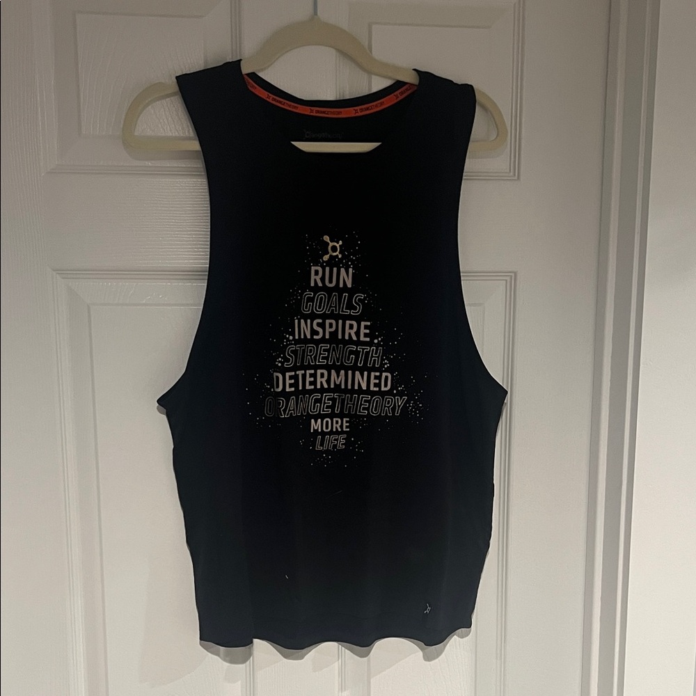 Orangetheory Black Motivational Muscle Tee